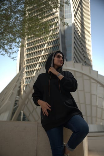 بلوفر القط العسيري الاسود