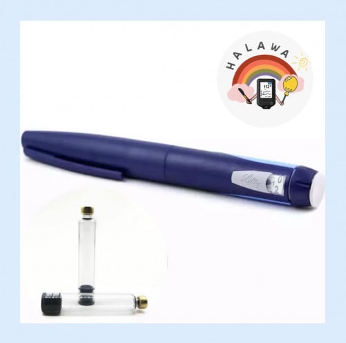 قلم انسولين فارغ مع امبولات فارغة