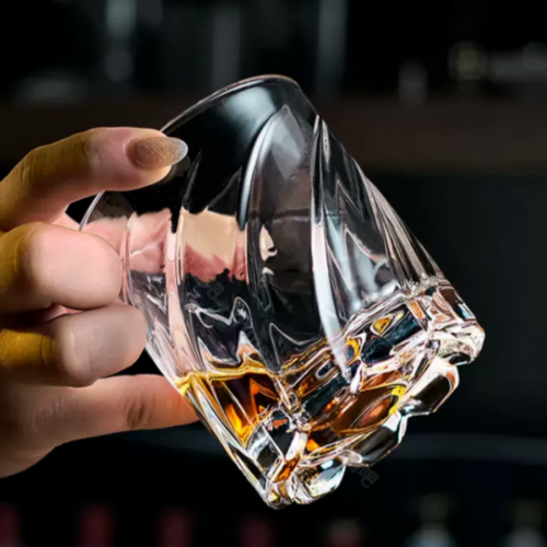 كوب زجاجي دوار موج المحيط سعة 285 مل