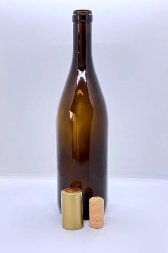 كرتون قوارير زجاجية عنبر اللون حجم 750 مل (30 حبة)