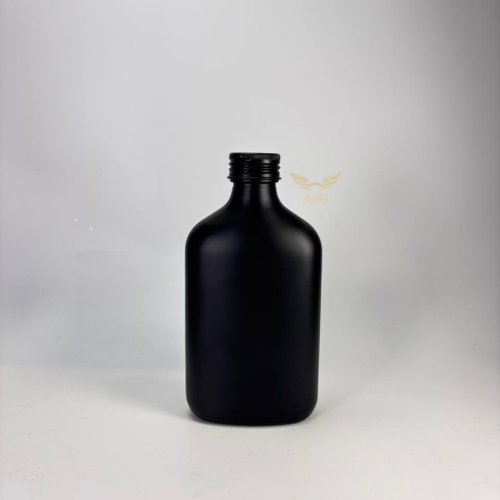 قارورة زجاج أسود 200 مل مقاس 28 حبة واحدة