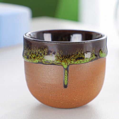 كوب فخار 180 مل أخضر