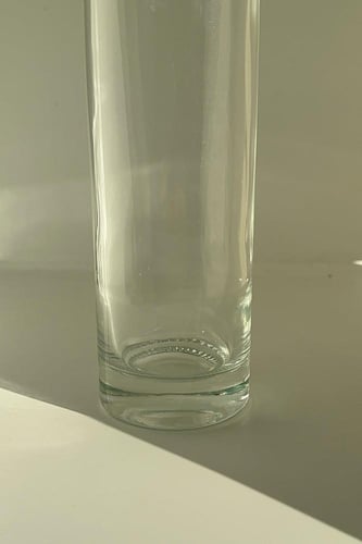 قاروره زجاج شفاف حجم 500 مل (حبة )