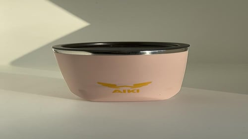 كوب من الستانلس تيل حافظ للحراره و البروده (وردي)