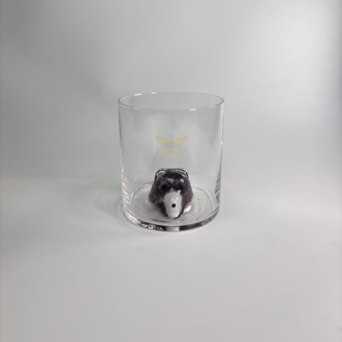 كوب زجاجي بشكل دب 800 مل