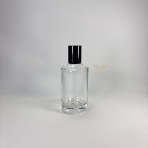 علب عطور بخاخ زجاجية 50 مل مع غطاء كبس باليد أسود...