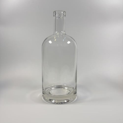 قارورة زجاج شفاف عالي الجودة و قاعدة سميكة 1000 مل...
