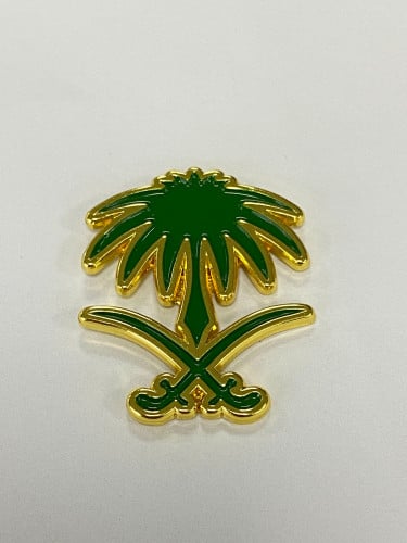 بروش (دبوس) علم المملكة العربية السعودية - اطار ذه...