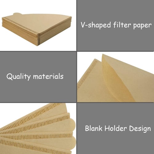 فلتر V02 ترشيح قهوة V60 مخروطي استخدام واحد