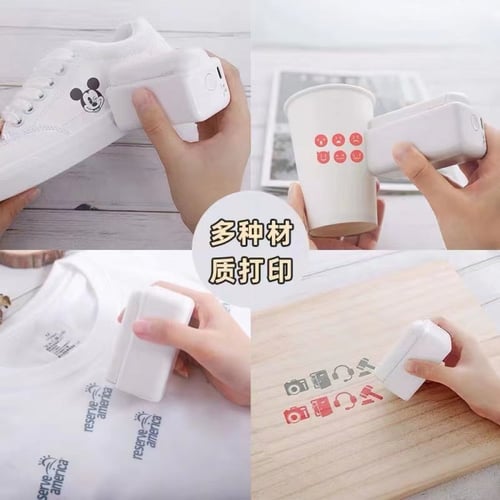 Hand-held printer with ink cartridge - طابعة صغيرة...