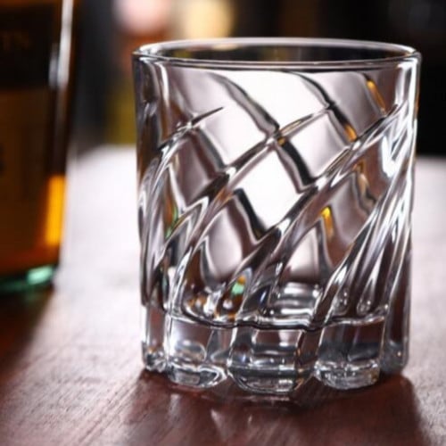 كوب زجاجي دوار موج المحيط سعة 285 مل