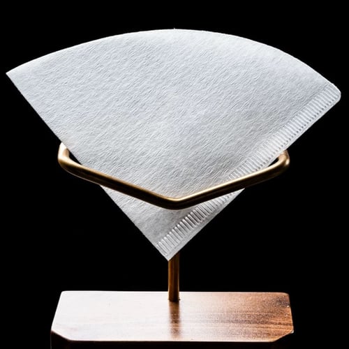 فلتر V02 ترشيح قهوة V60 مخروطي استخدام واحد ابيض