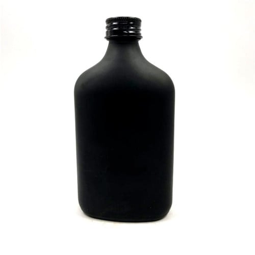 قارورة زجاج أسود 200 مل مقاس 28 حبة واحدة