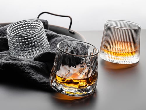 كوب زجاجي راقص شبكي