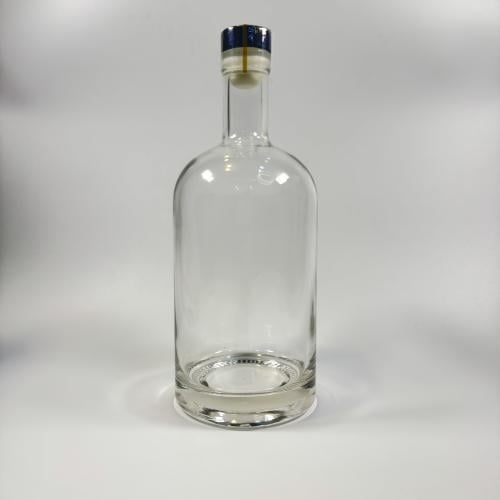 قارورة زجاج شفاف عالي الجودة و قاعدة سميكة 1000 مل...