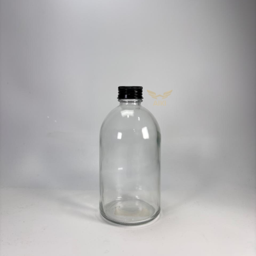 قارورة زجاج شفاف 350 مل