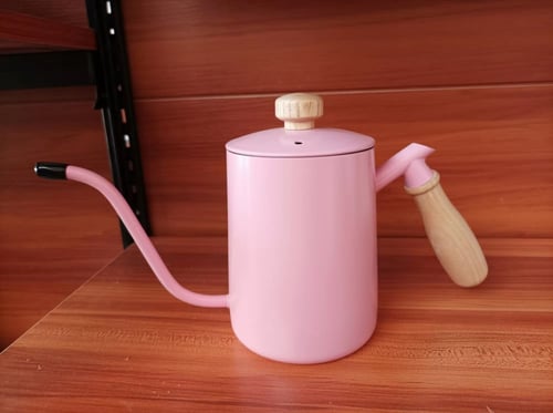 إبريق تقطير قهوة 600 مل لون وردي