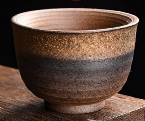 كوب حجري ناعم مذهب 45 مل