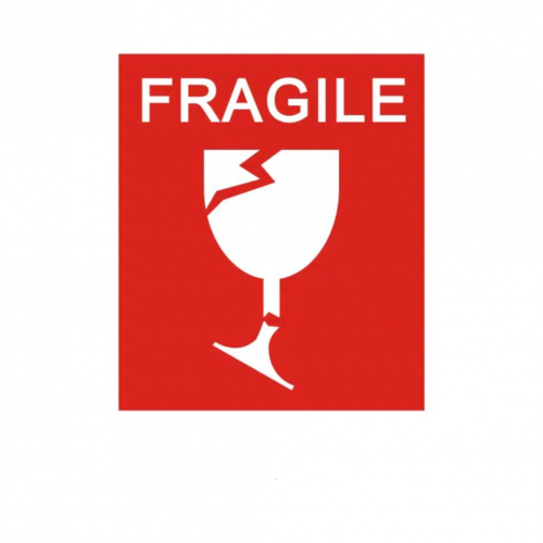 ملصق قابل للكسر ( 500 حبة في الشدة )