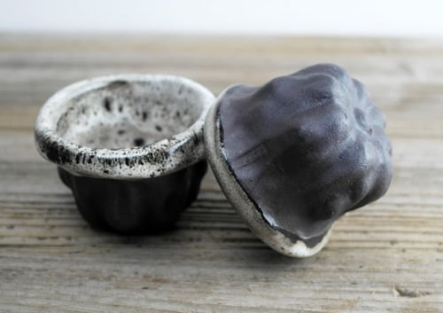 كوب فخار رمادي 80 مل