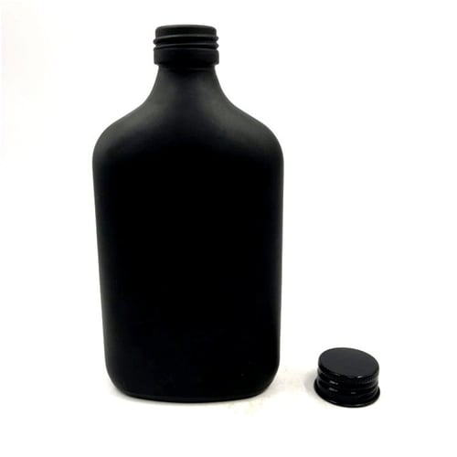 قارورة زجاج أسود 200 مل مقاس 28 حبة واحدة