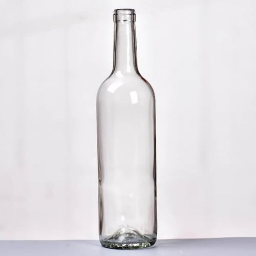 كرتون قوارير زجاجية شفاف 32سم ارتفاع حجم 750 مل (3...