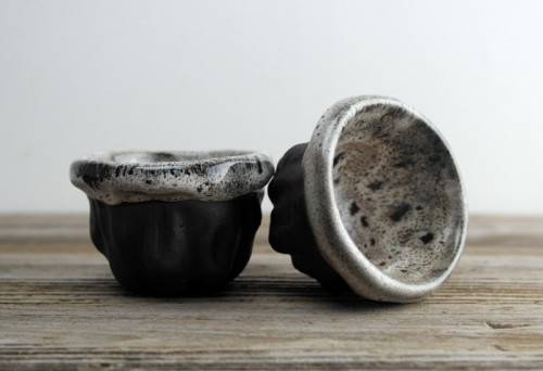 كوب فخار رمادي 80 مل