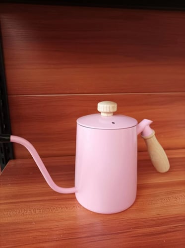 إبريق تقطير قهوة 600 مل لون وردي