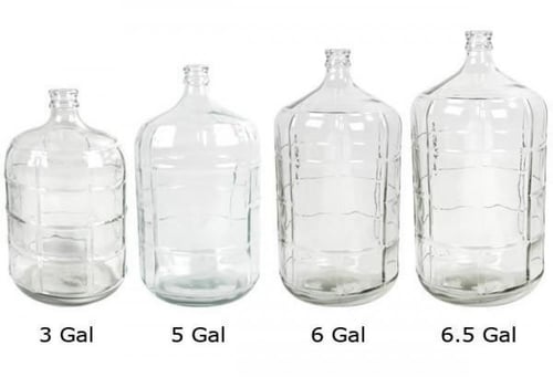 قارورة زجاج 6.5 جالون