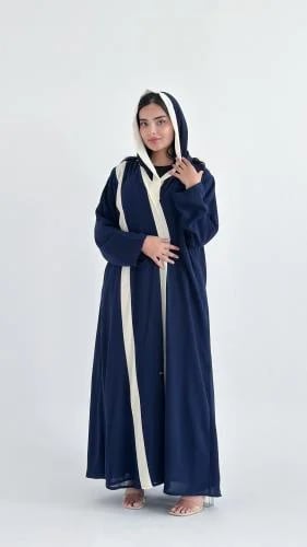 عباية شيفون كحلي
