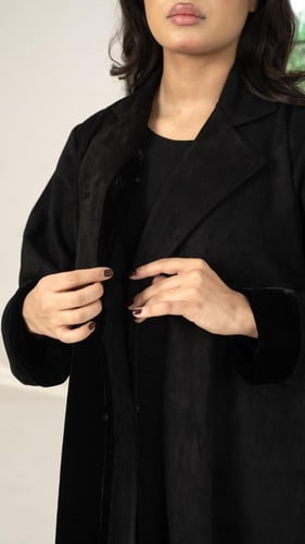 عباية بليزر شامواه ومخمل