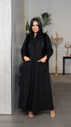 عباية شتوية بجاكيت مخمل