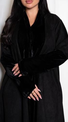 عباية شامواه مع فتحة اصبع بالاكمام