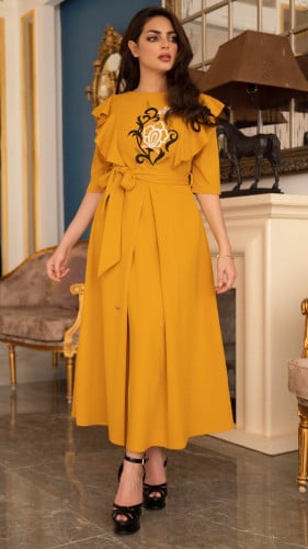 فستان كركمي