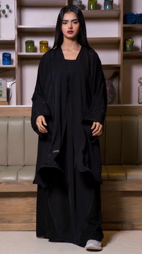 عباية جاكيت مع تنورة