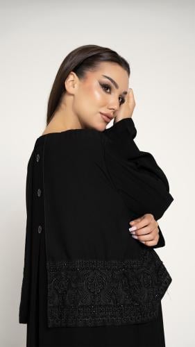 عباية بقصة جاكيت شك