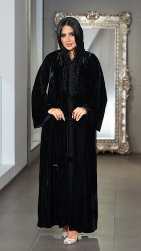 عباية شتوية بربطة