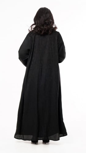 عباية رسمية بنقش من الخلف