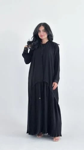 عباية كلوش بكسرات من الاسفل