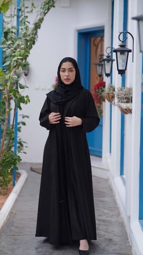 عباية شتوية رسمية شامواه بقصة كلوش