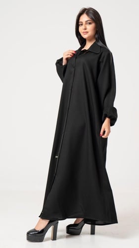 عباية بأزرة قماش