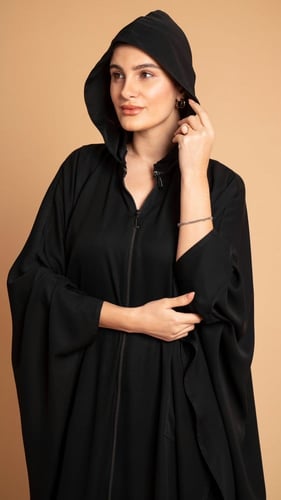 عباية قطعتين بقبعة