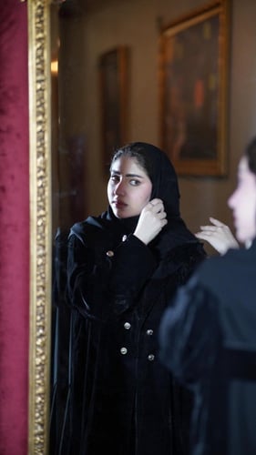 عباية شتوية رسمية مخمل