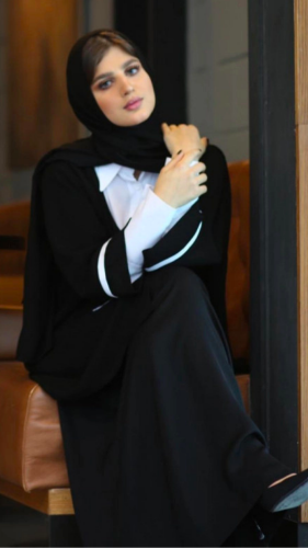 طقم عباية بـ 3 قطع منفصلة