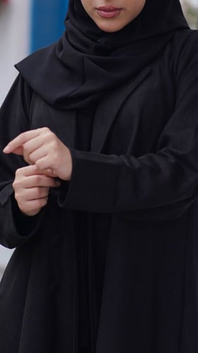 عباية شتوية رسمية شامواه بقصة كلوش