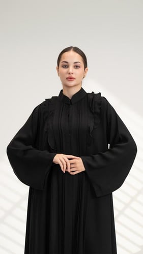 عباية بياقة عالية