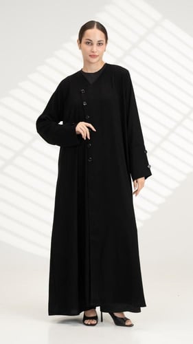 عباية بأزرة جانبية