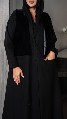 عباية شتوية بجاكيت مخمل