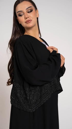 عباية بقصة جاكيت شك