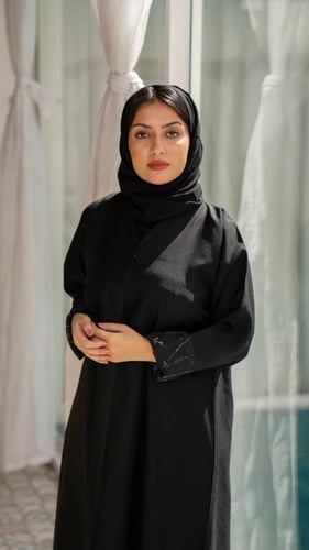 عباية قطعتين تنلبس سادة او للمناسبات